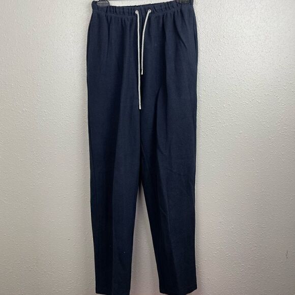 Chaus Navy Blue Casual Pants Size S EUC - Picture 1 of 5